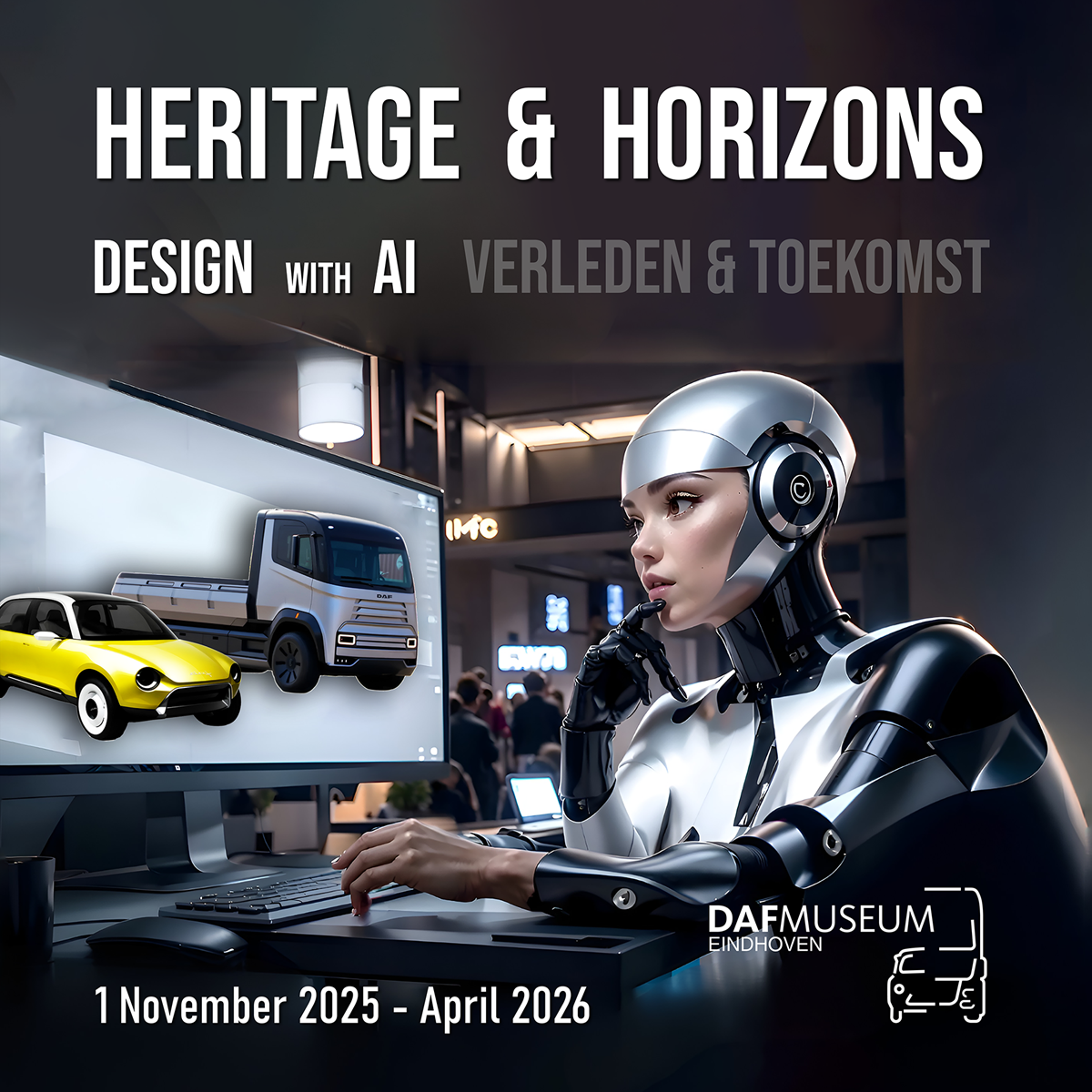AI tentoonstelling poster beeld