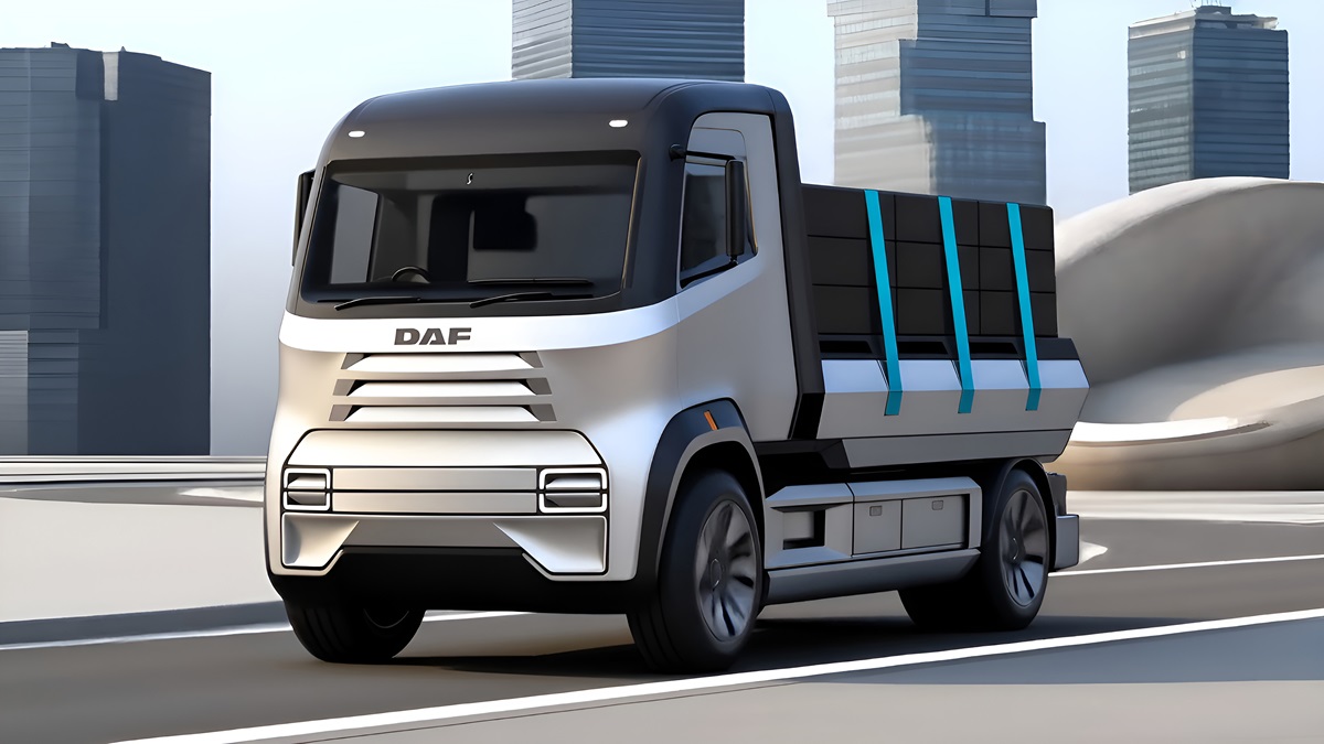 03. The first DAF truck, the A30, was launched in 1949 and redesigned with AI
